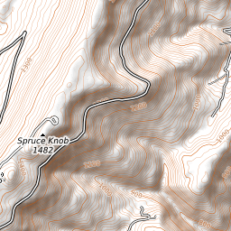 Spruce Knob Weather Forecast 1482m